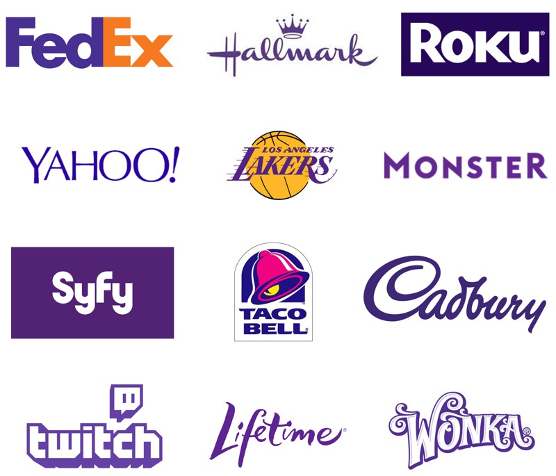 logotipo logomarca roxo violeta